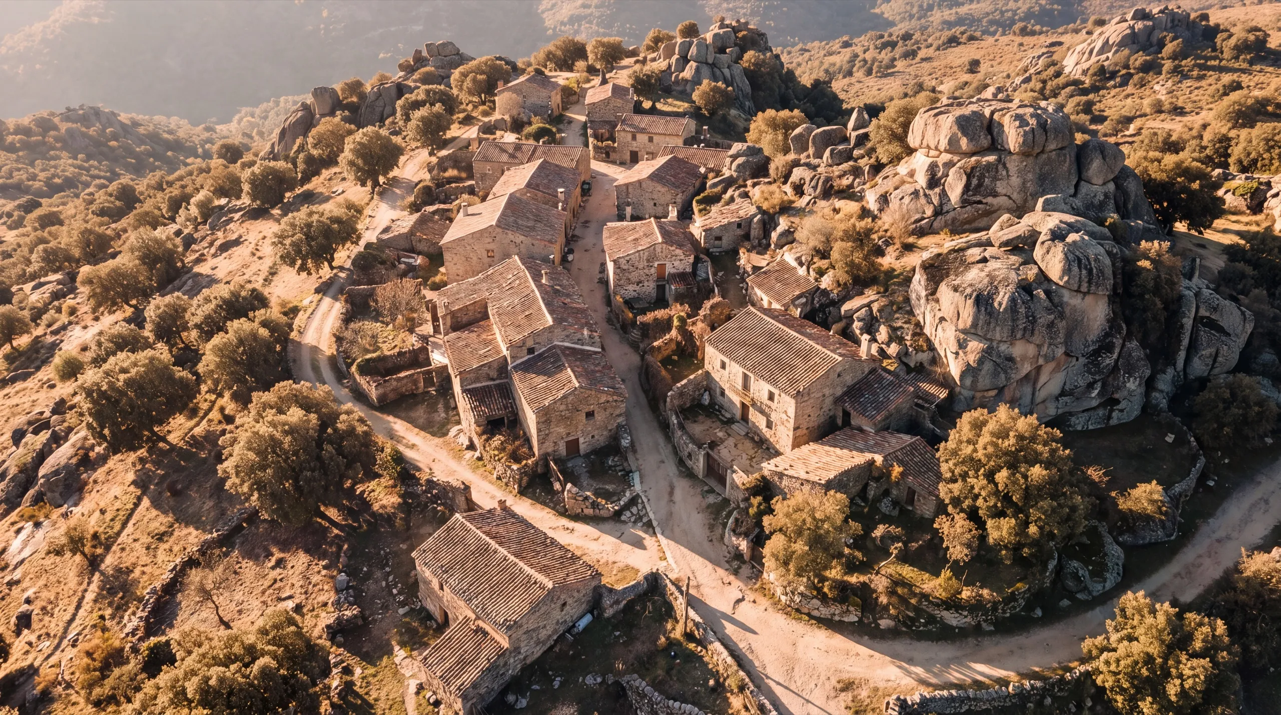 Vista de un municipio de la Sierra Norte de Madrid
